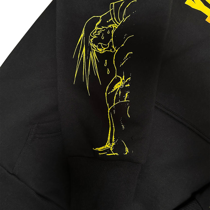 N2 x 3rd Strike - Yun and Yang Hoodie - Black