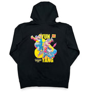 N2 x 3rd Strike - Yun and Yang Hoodie - Black