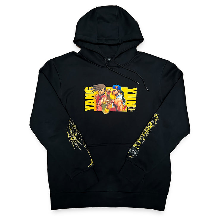 N2 x 3rd Strike - Yun and Yang Hoodie - Black