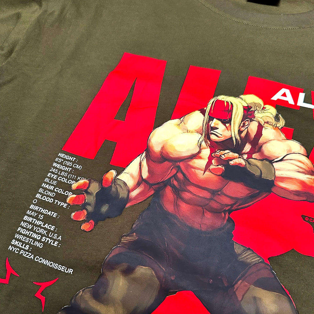 STREET FIGHTER III アレックス 90s Tシャツ Vintage streetfighter Third Strike alex Promo Tee Capcom Xl