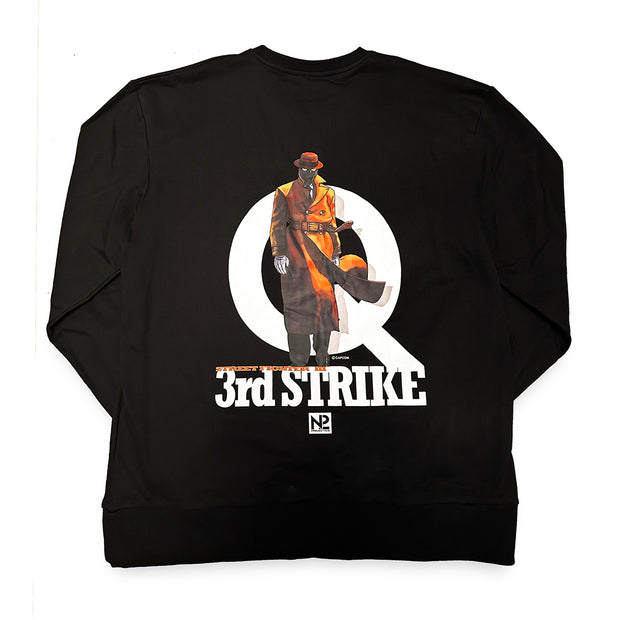 N2 x 3rd Strike - Q Crewneck Sweater - Black