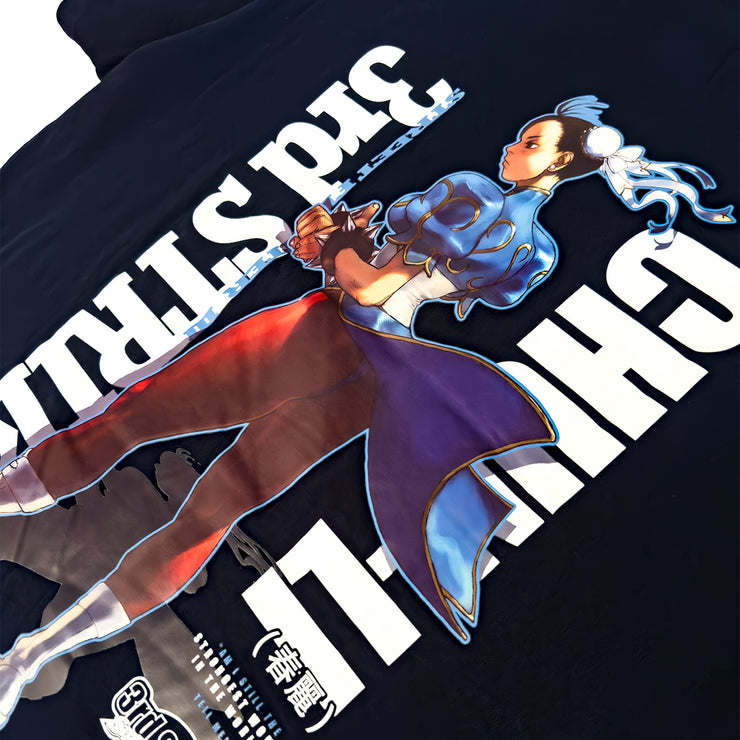 N2 x 3rd Strike - Chun-Li Tee - Navy