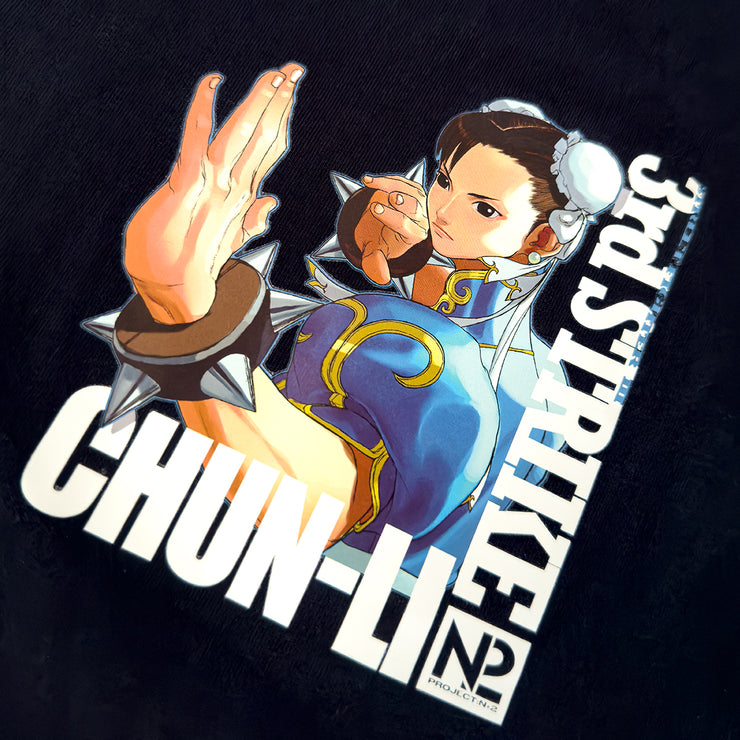 N2 x 3rd Strike - Chun-Li Tee - Navy