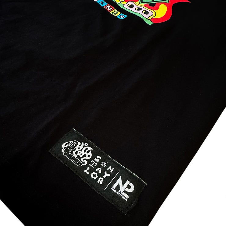 WORMHOLE TEE [ BLACK ]